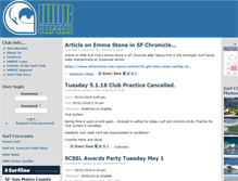 Tablet Screenshot of hmbsurfclub.com